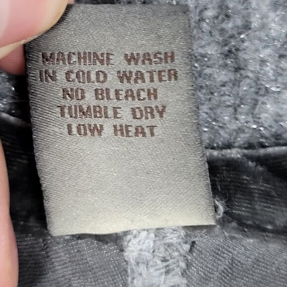 XCVI 13210 Gray Orenda Velvet Trim Long Sleeve Dolman Mixed Media Top SIZE SMALL - Picture 8 of 10